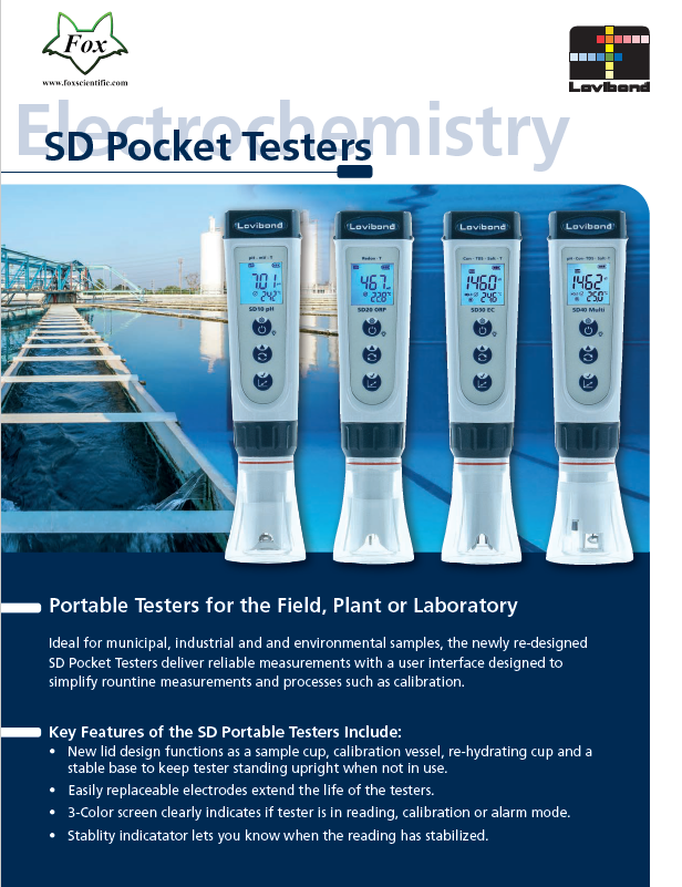 SD Pocket Testers for Electrochemistry